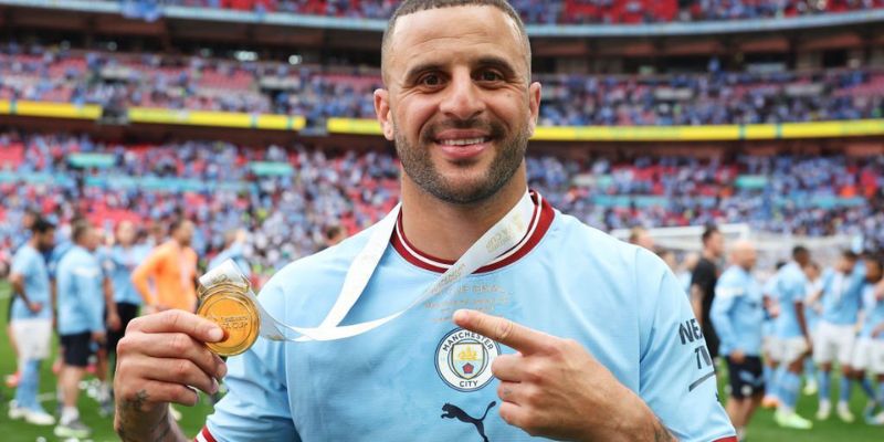 Kyle Walker với nhiều thành tích ấn tượng