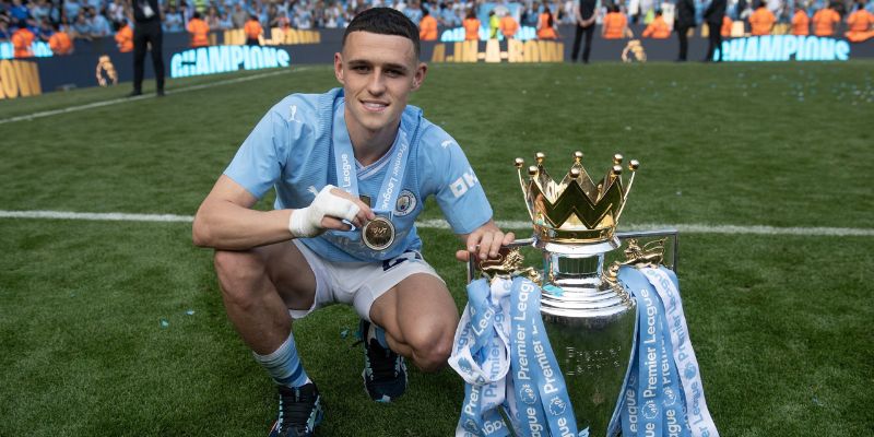 Thành tích đáng nể của Phil Foden